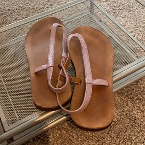 Lavender Clark’s sandals